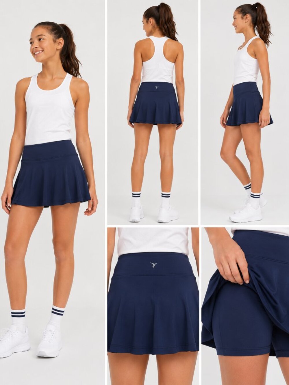 Old Navy Active Go-Dry Skort / Tennis Skirt with Built-In Shorts